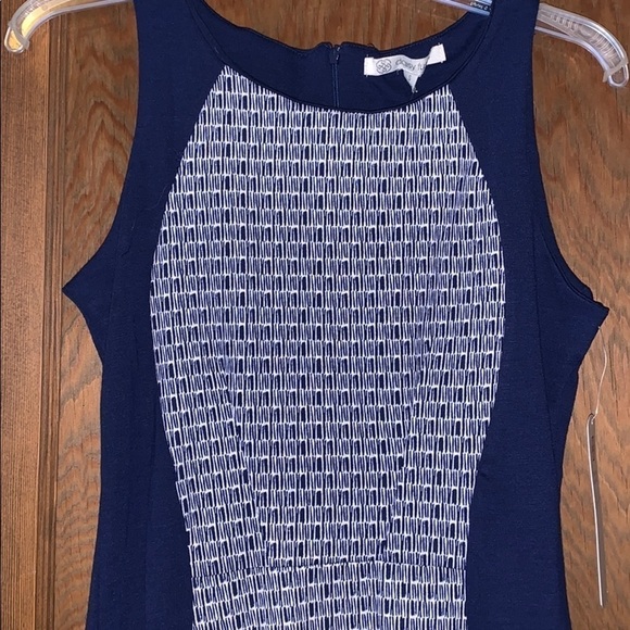 DAISY Fuentes blue sleeveless dress - Picture 2 of 4